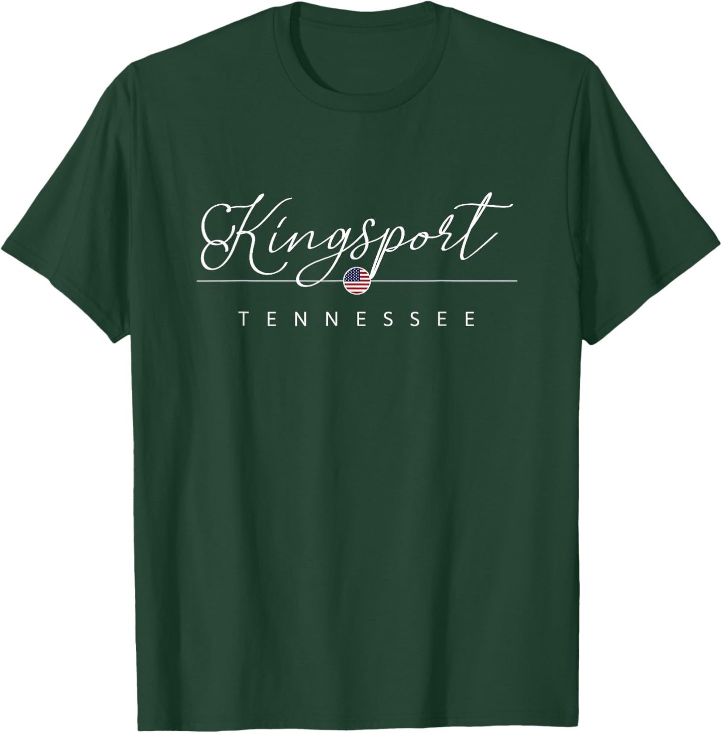 Kingsport Tennessee TN on Kingsport T-Shirt - T-Shirt | Forest