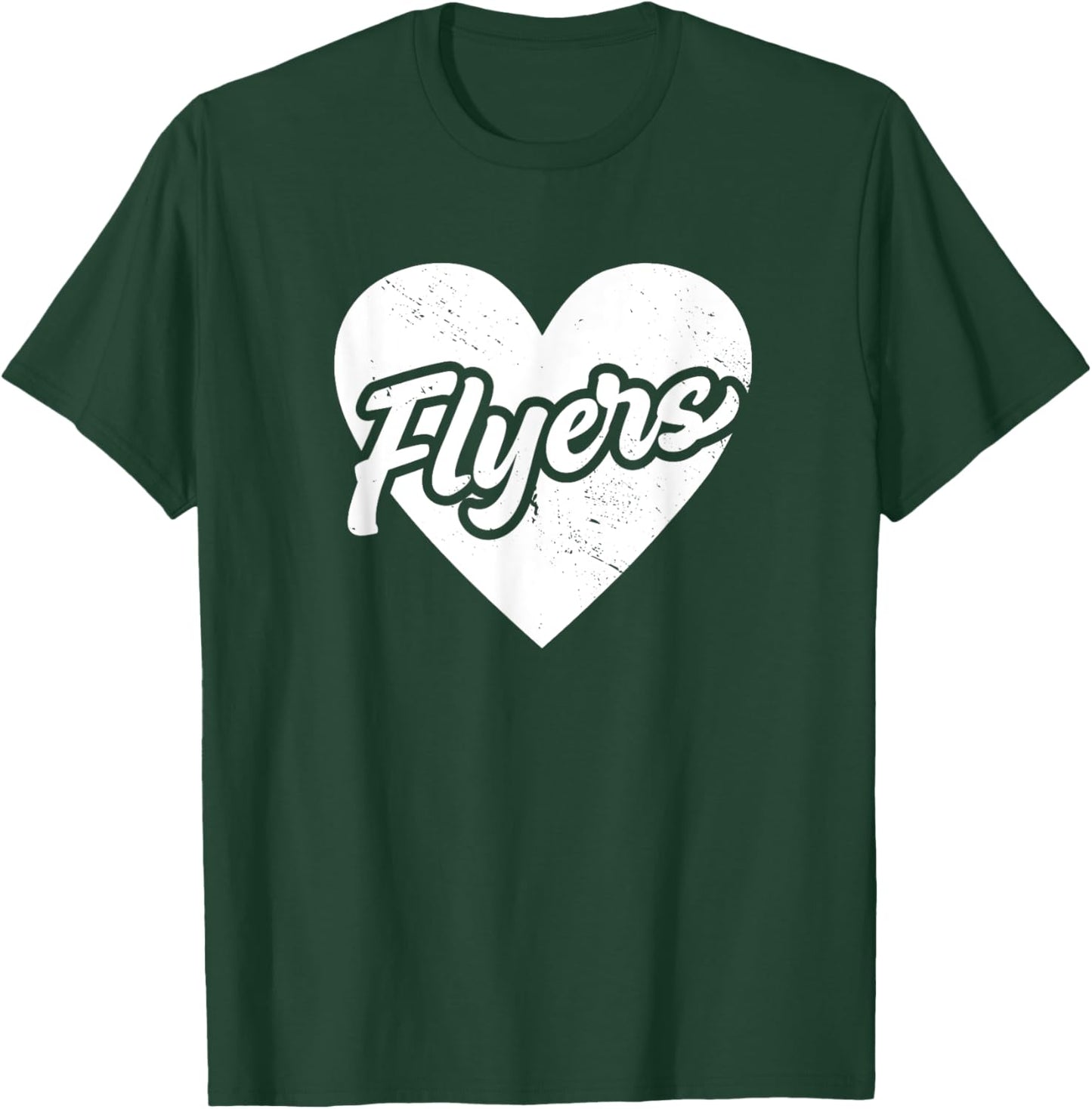 Vintage Flyers High School Spirit Go Flyers Love T-Shirt - T-Shirt | Forest