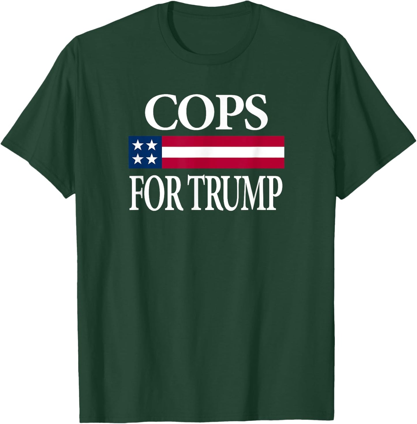 Cops for Trump T-Shirt - T-Shirt | Forest