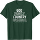 God Family Country Baseball T-Shirt - T-Shirt | Forest