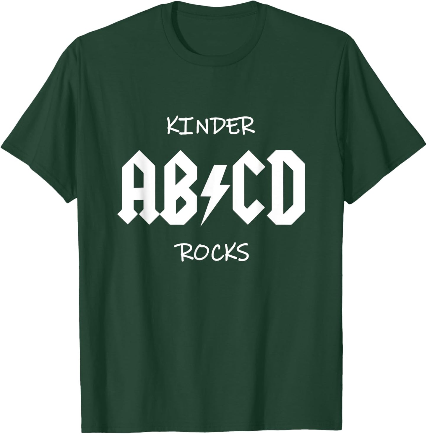ABCD Children's Rocks Funny Teacher Gift Women Kids T-Shirt - T-Shirt | Forest