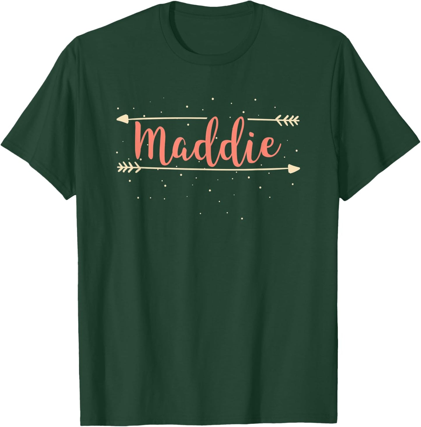 Cute Personalized MADDIE First Name T-Shirt - T-Shirt | Forest