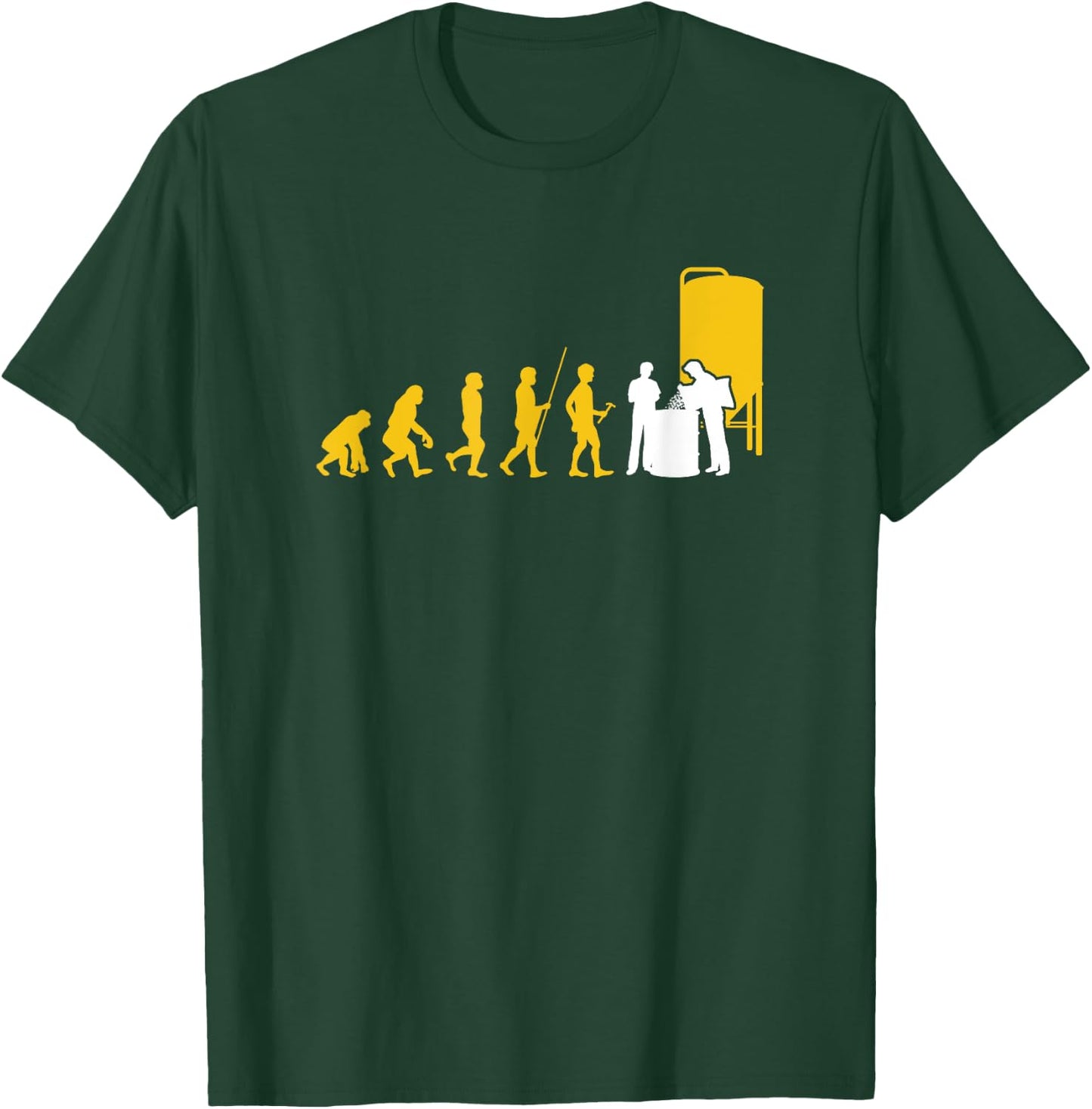 Braumeister Stout Malt Pale Ale Craft Beer Brewer Evolution T-Shirt - T-Shirt | Forest