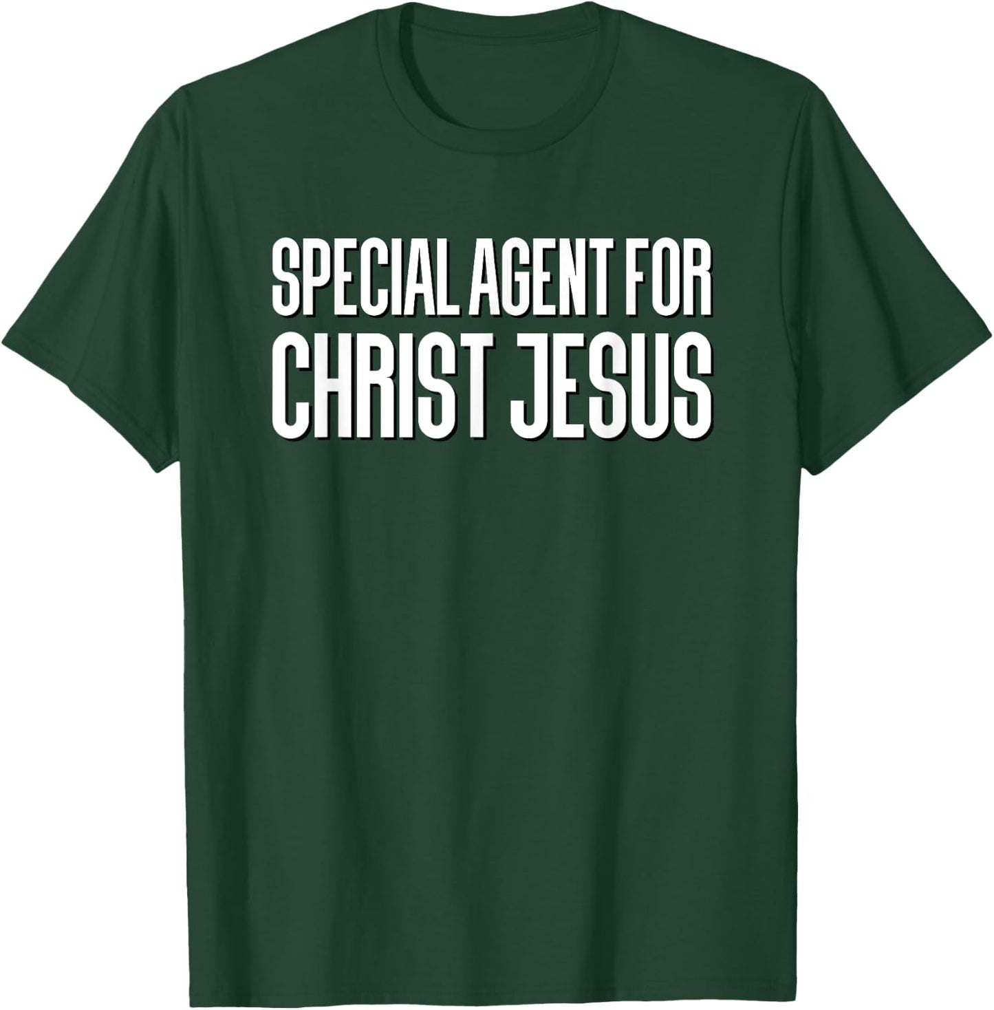 Special Agent for Christ Jesus the message Christian funny T-Shirt - T-Shirt | Forest