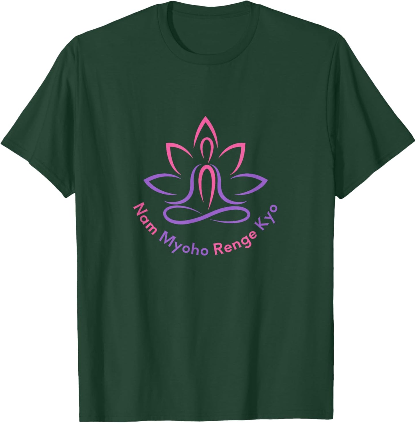 Nam Myoho Renge Kyo Japanese Buddhist Mantra T-Shirt - T-Shirt | Forest