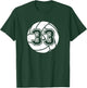 Volleyball Player #33 Volleyball Mom Dad Jersey Number 33 T-Shirt - T-Shirt | Forest