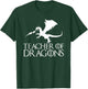 Teacher of Dragons - Funny Halloween Costume Gift T-Shirt - T-Shirt | Forest