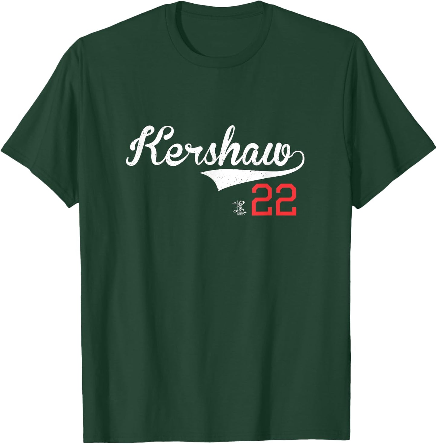 Clayton Kershaw Vintage Gameday T-Shirt - T-Shirt | Forest