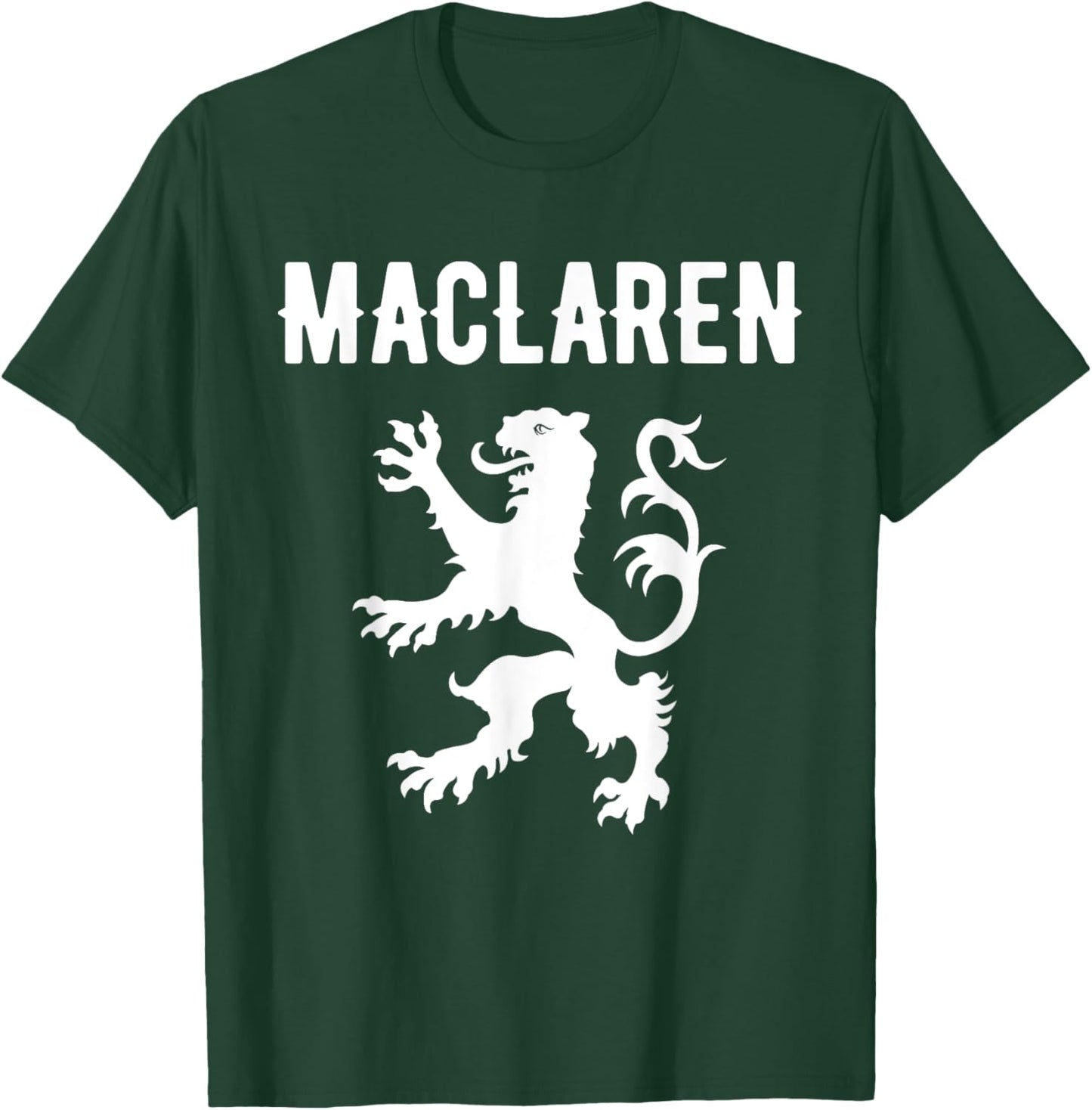 MacLaren Clan Scottish Family Name Scotland Heraldry T-Shirt - T-Shirt | Forest