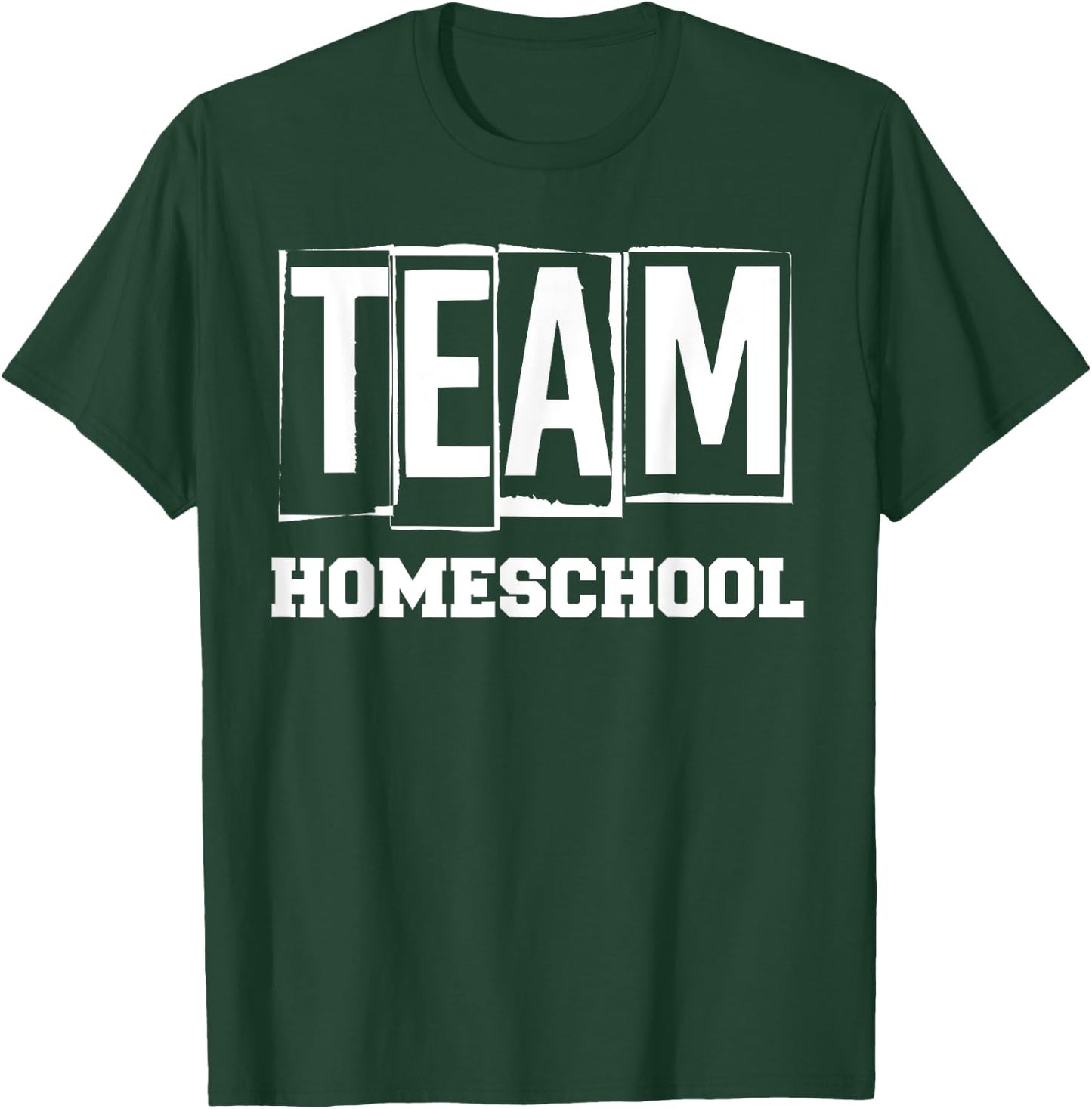 Team Homeschool Homeschooler Homeschooling Teacher Mom Kids T-Shirt - T-Shirt | Forest
