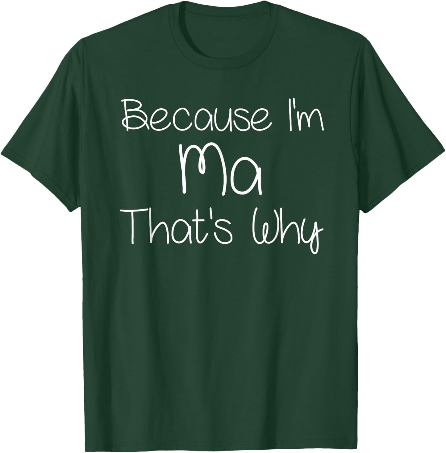 MA Funny Personalized Birthday Women Name Gift T-Shirt - T-Shirt | Forest