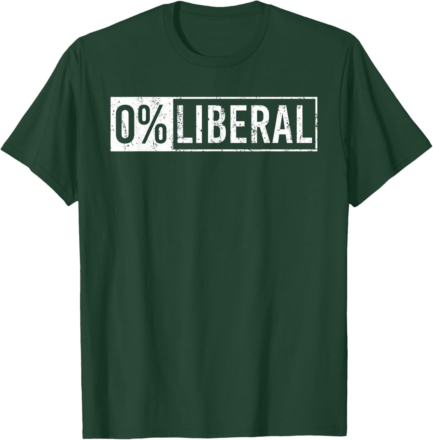 Conservative Co - 0% Liberal Election Trump 2020 T-Shirt - T-Shirt | Forest