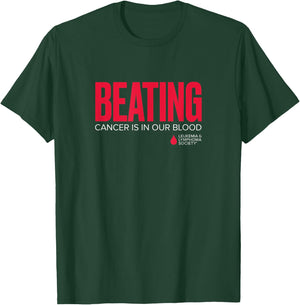 LLS - Beating Cancer is in Our Blood - T Shirt T-Shirt - T-Shirt | Forest
