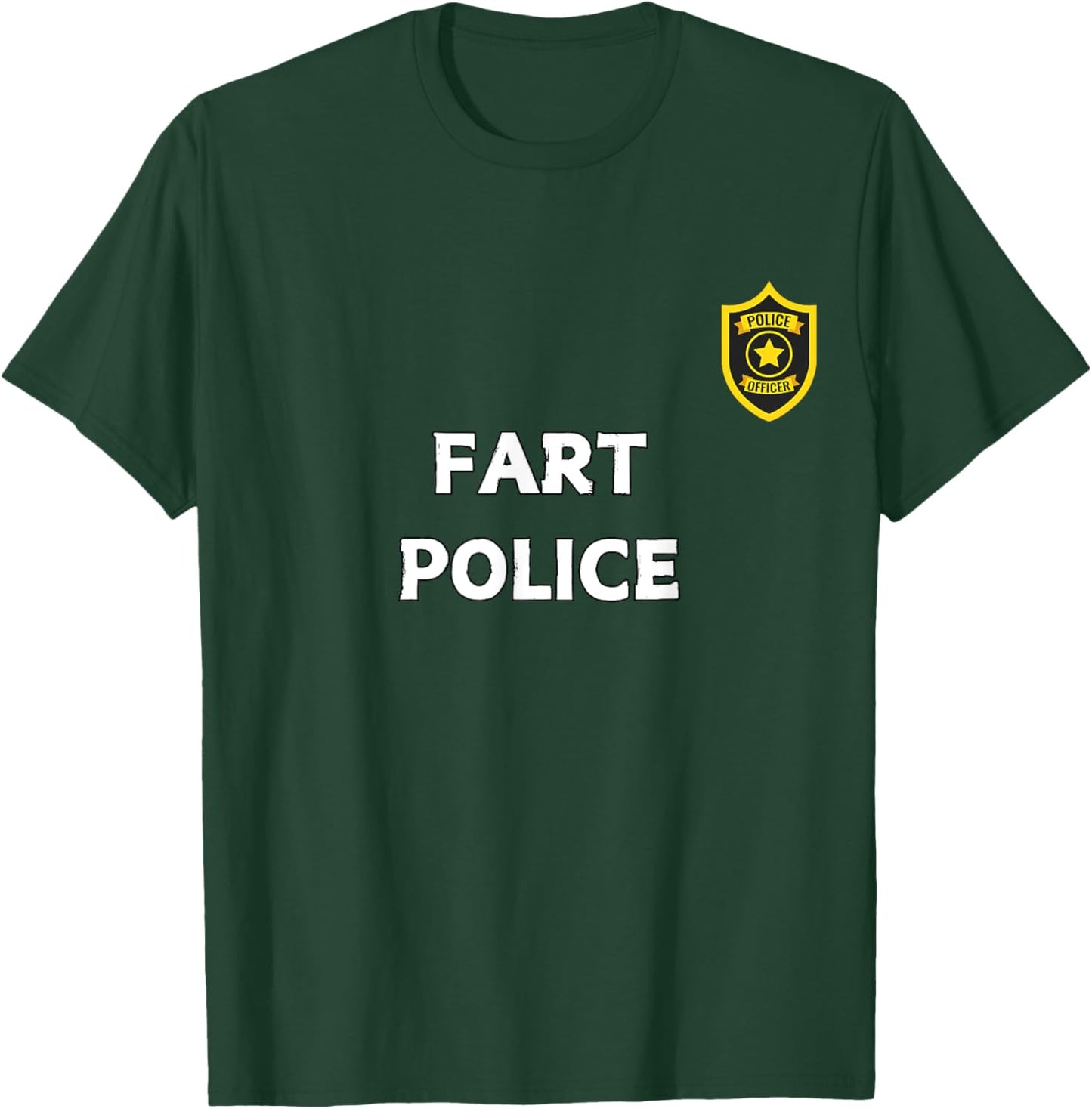Fun Graphic-Fart Police T-Shirt - T-Shirt | Forest
