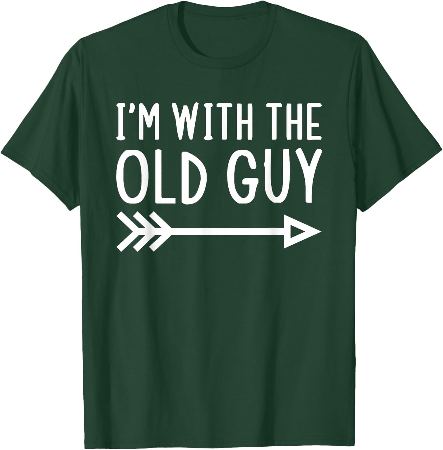 I'm With The Old Guy Funny Matching Halloween Couple Costume T-Shirt - T-Shirt | Forest