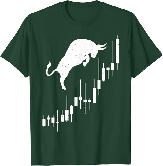 Cool Stock Market Art Women Stock Trading Day Trader T-Shirt - T-Shirt | Forest