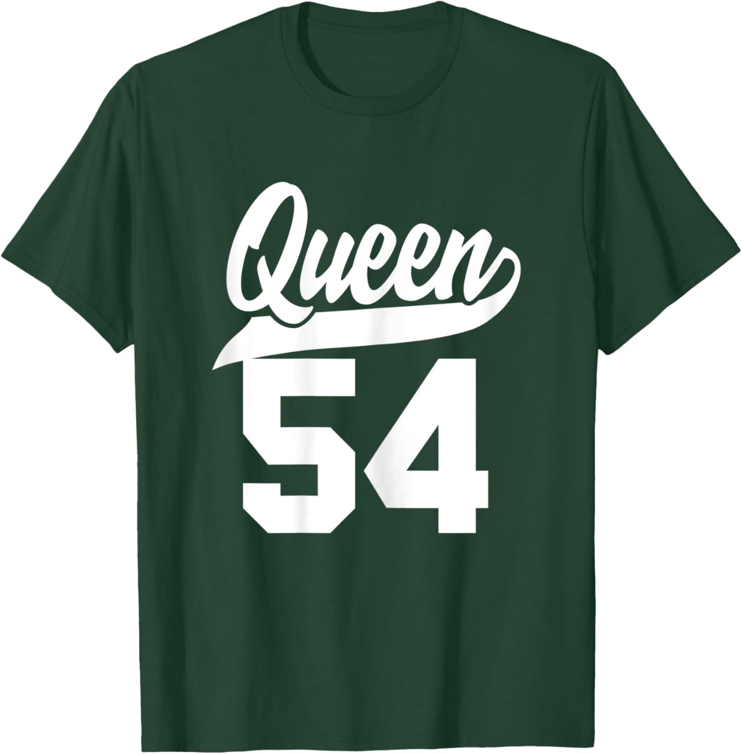 54th Birthday Girls Queen Cute Woman 54 years old vintage T-Shirt - T-Shirt | Forest