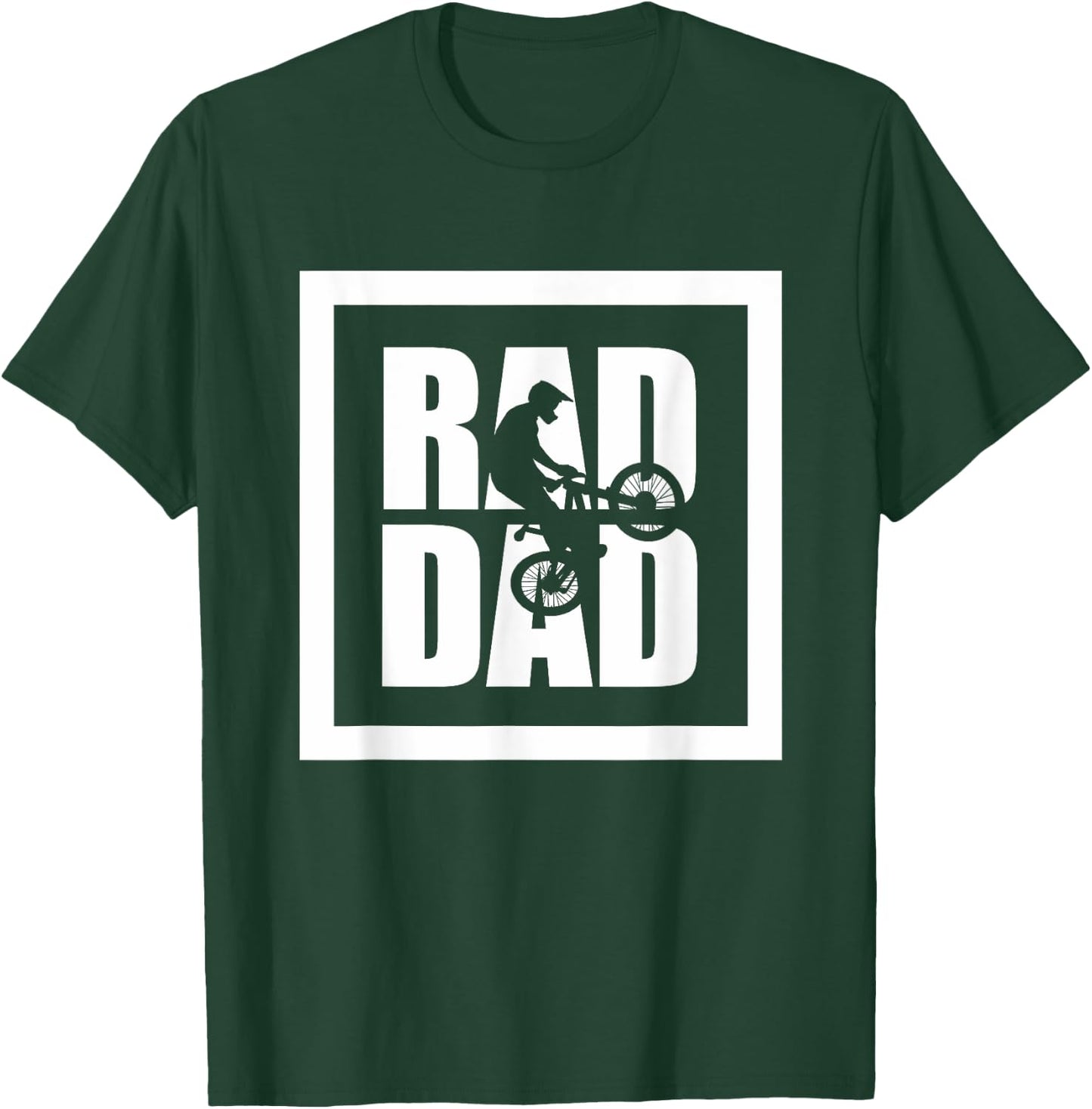 Mountain Bike MTB T Shirt - RAD DAD Mountain Bike T-Shirt - T-Shirt | Forest