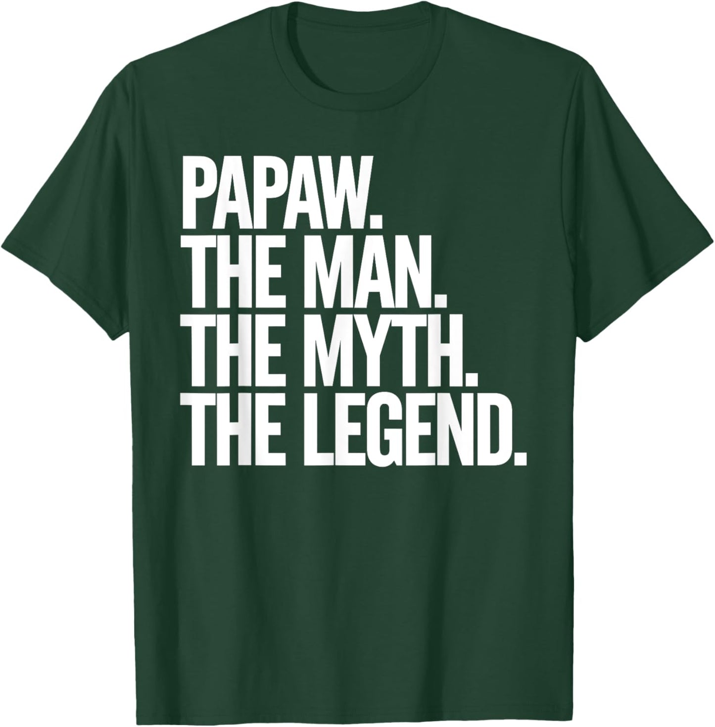 Papaw Design For Grandpa From Grandkids Father's Day Papaw T-Shirt - T-Shirt | Forest