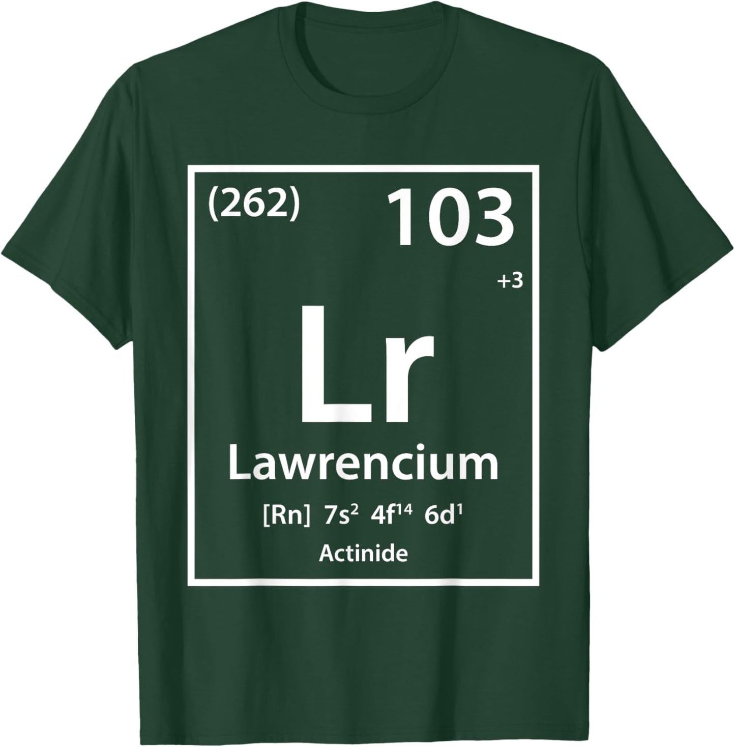 Lawrencium Element (white) T-Shirt - T-Shirt | Forest