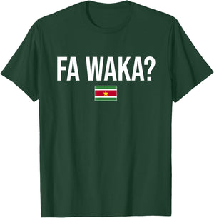 Fa Waka Surinamese Suriname T-Shirt - T-Shirt | Forest
