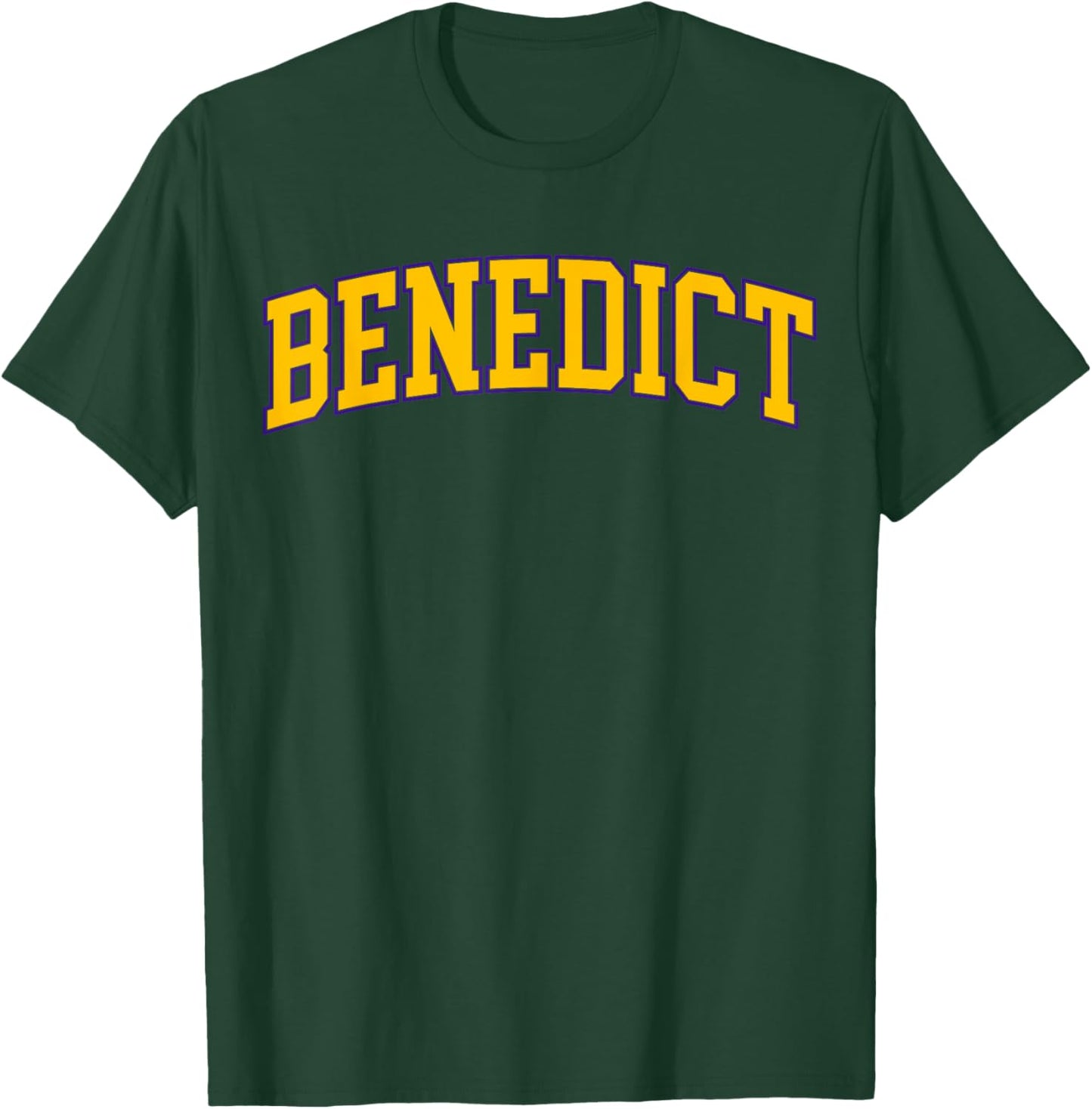 Benedict Vintage College Retro Men Women T-Shirt - T-Shirt | Forest