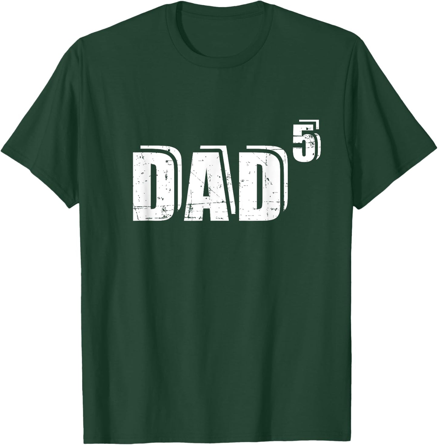 5th fifth time Dad father of 5 kids baby announcement T-Shirt - T-Shirt | Forest