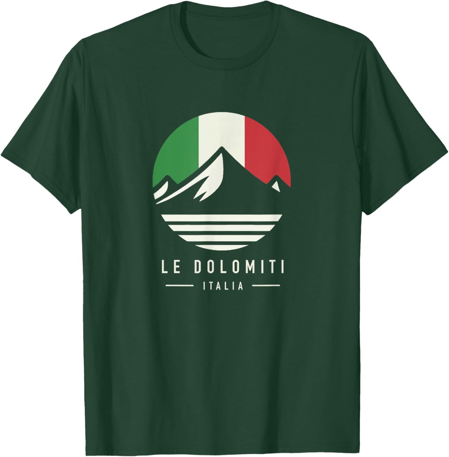 The Dolomiti Italia | The Dolomites Italian Mountains T-Shirt - T-Shirt | Forest