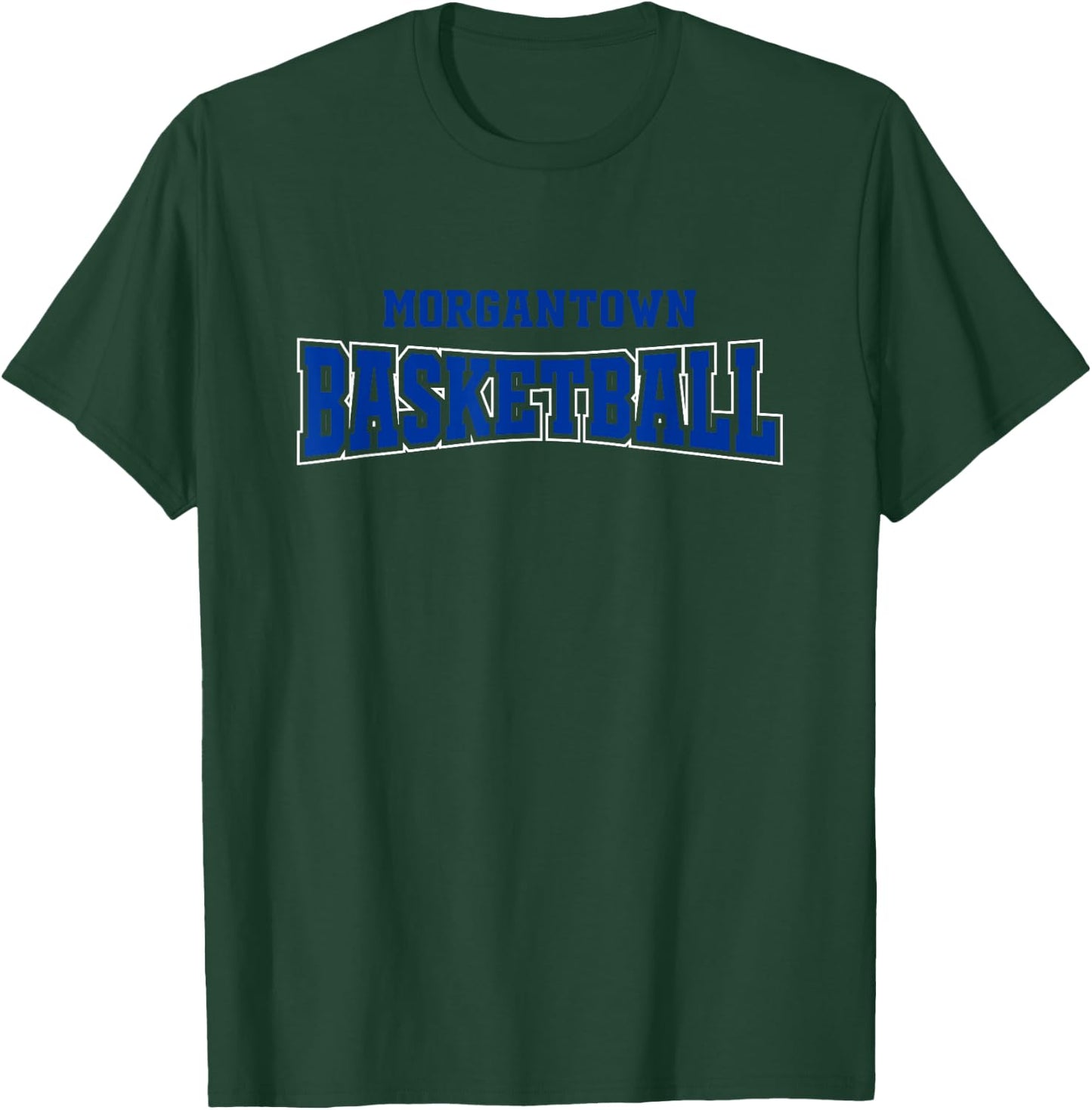 Morgantown High School Basketball Warp HS T-Shirt - T-Shirt | Forest