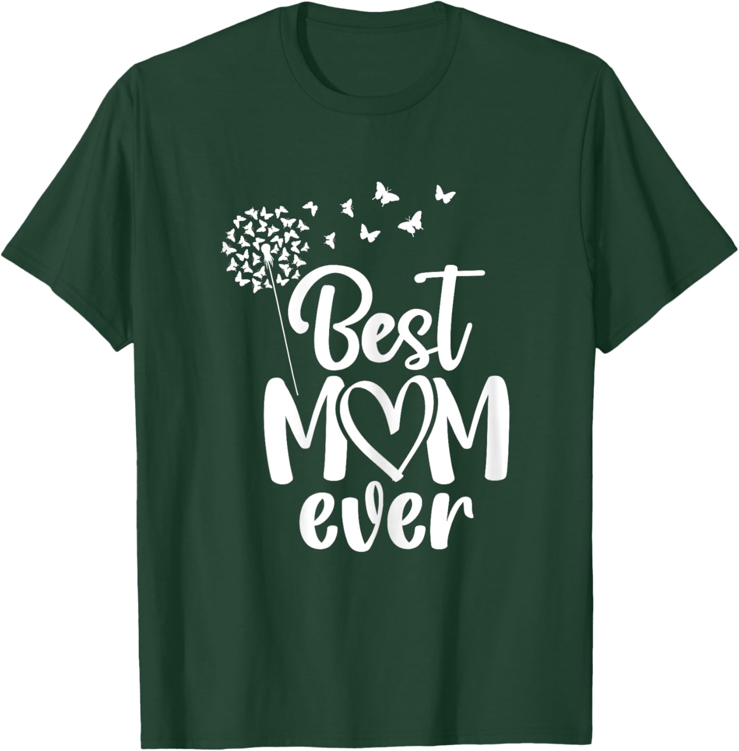 Butterflies Best Mom Ever From Daughter Son On Mother's Day T-Shirt - T-Shirt | Forest