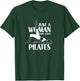 A Woman Who Loves Pilates Training Fitness Workout T-Shirt - T-Shirt | Forest