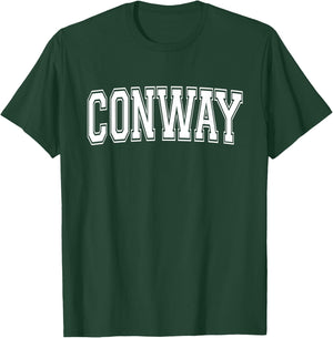 CONWAY SC SOUTH CAROLINA USA Vintage Sports Varsity Style T-Shirt - T-Shirt | Forest