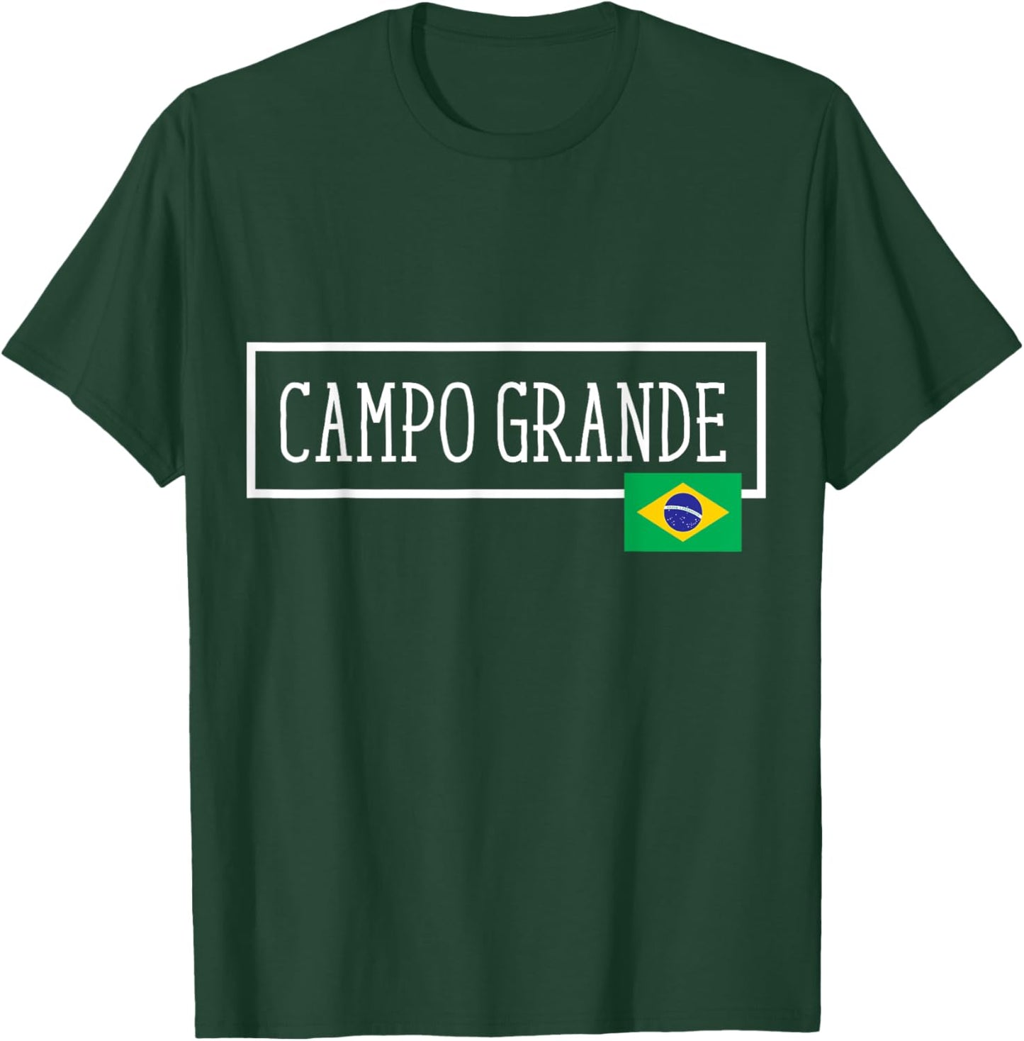 Campo Grande Brazil Country City Brazilian Fun Women Men Gag T-Shirt - T-Shirt | Forest