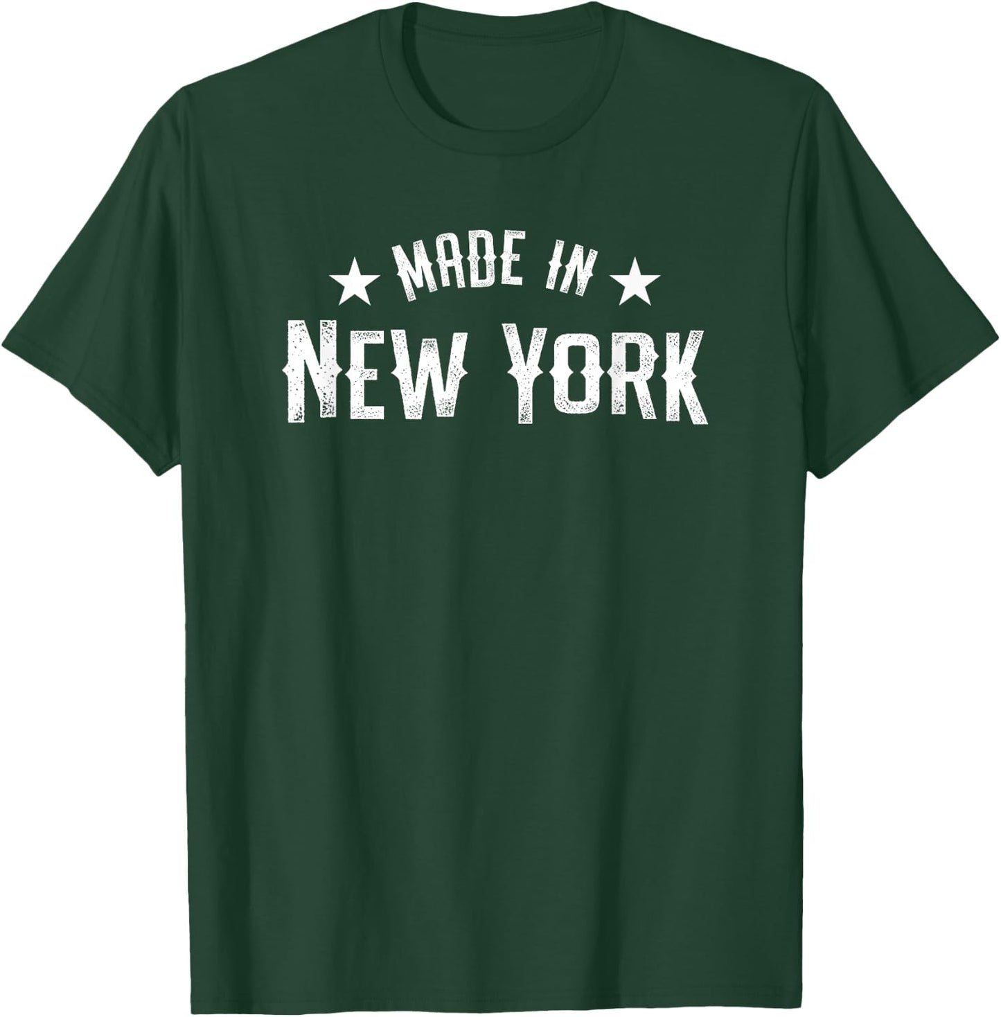 Made In New York NY City NYC New Yorker My Home State Pride T-Shirt - T-Shirt | Forest