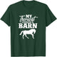 My Therapist Lives In A Barn Horse Equestrian T-Shirt - T-Shirt | Forest