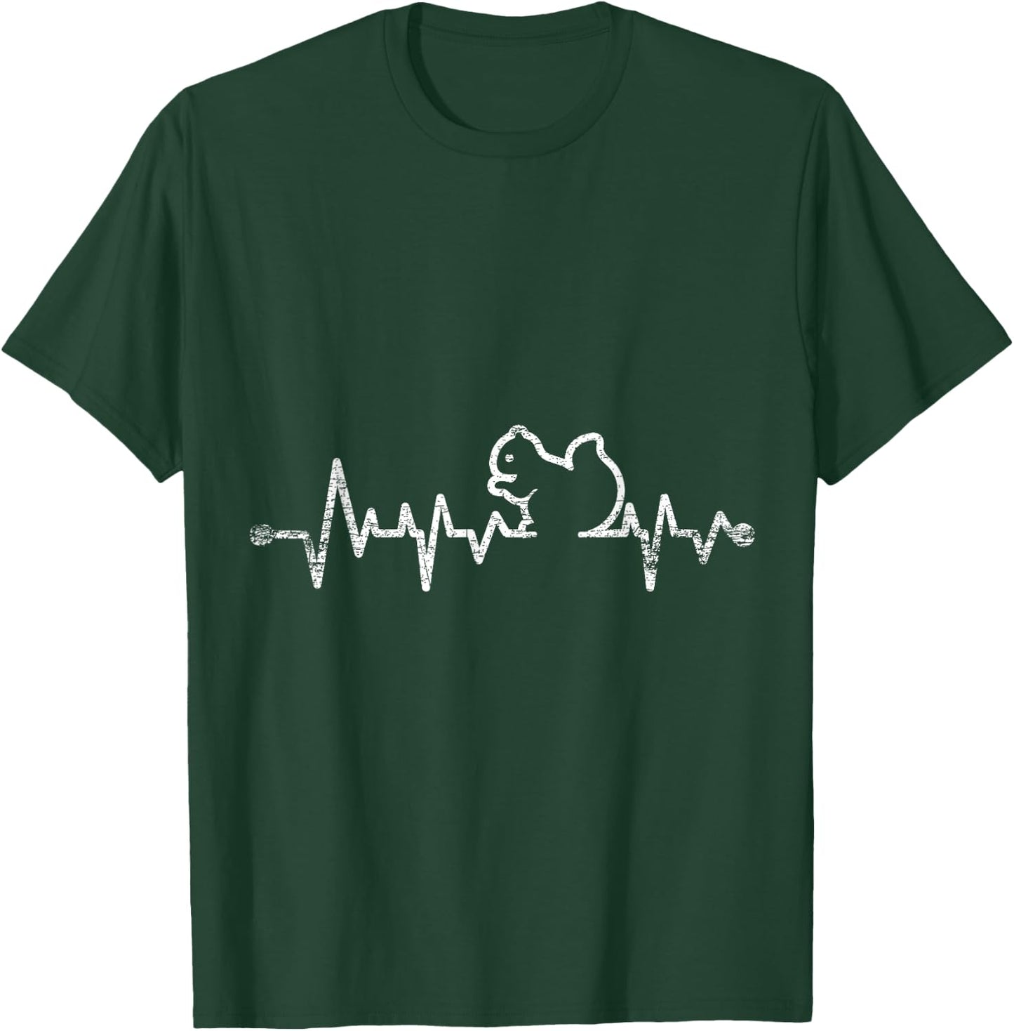 Heartbeat Squirrel T-Shirt - T-Shirt | Forest
