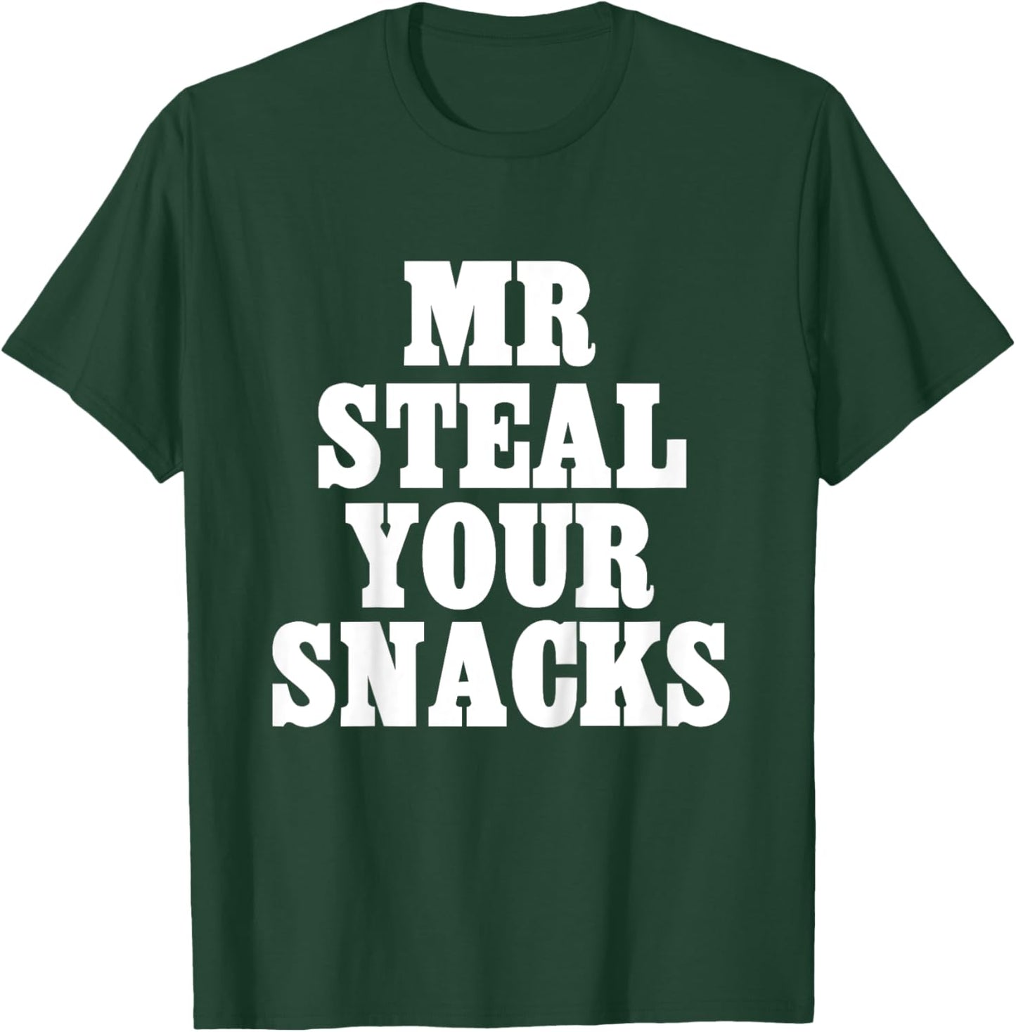 Kids Kids Mr Steal Your Snacks Funny Hungry Boy Foodie Toddler T-Shirt - T-Shirt | Forest