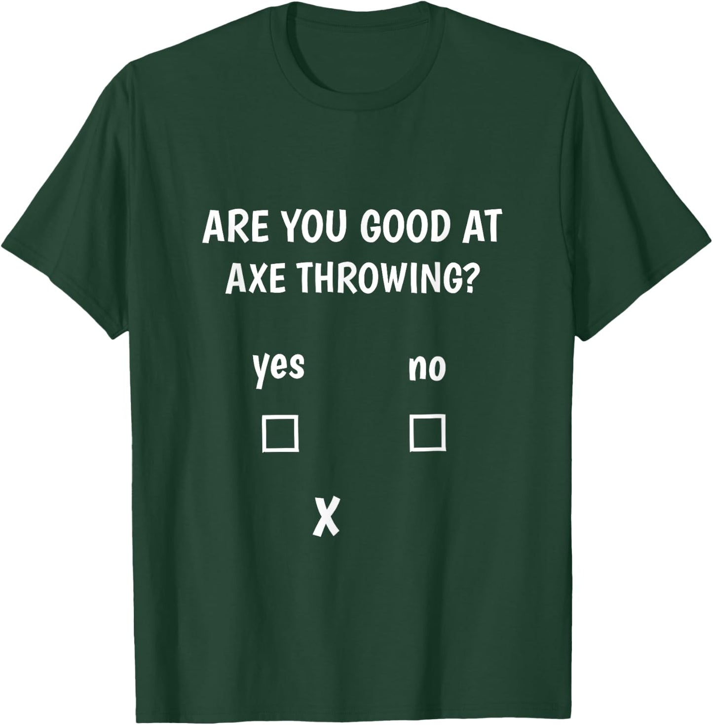 Funny Axe Sports Designs Axe Throwing Sarcasm Target Thrower Black T-Shirt - T-Shirt | Forest