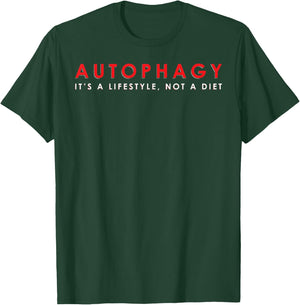 Autophagy Lifestyle OMAD Intermittent Fasting Gift T-Shirt - T-Shirt | Forest
