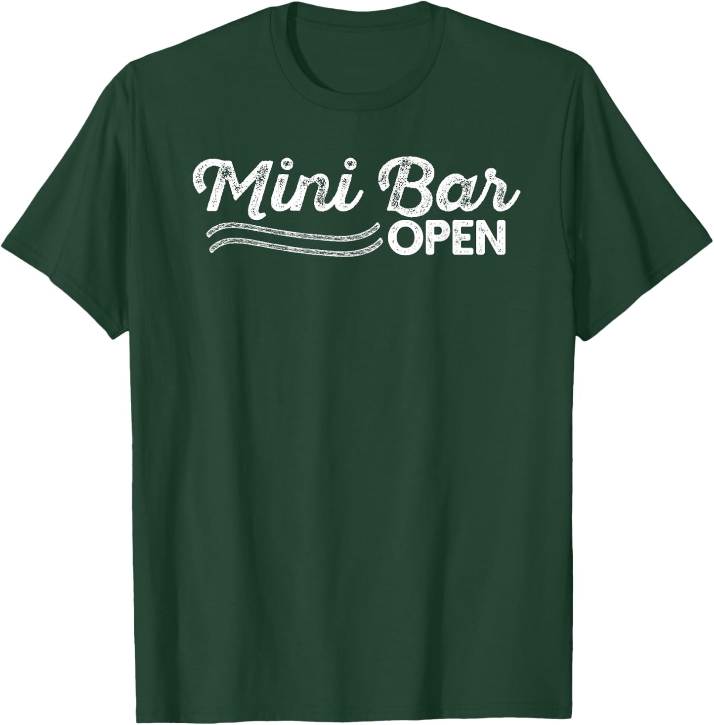Mini Bar Open Vintage Gift T-Shirt - T-Shirt | Forest