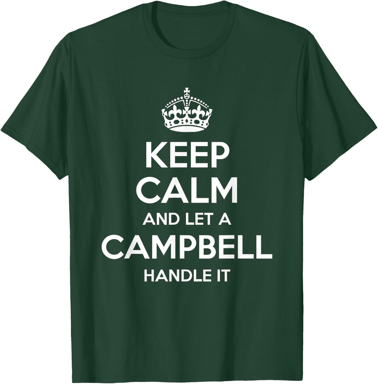 CAMPBELL Funny Surname Family Tree Birthday Reunion Gift T-Shirt - T-Shirt | Forest