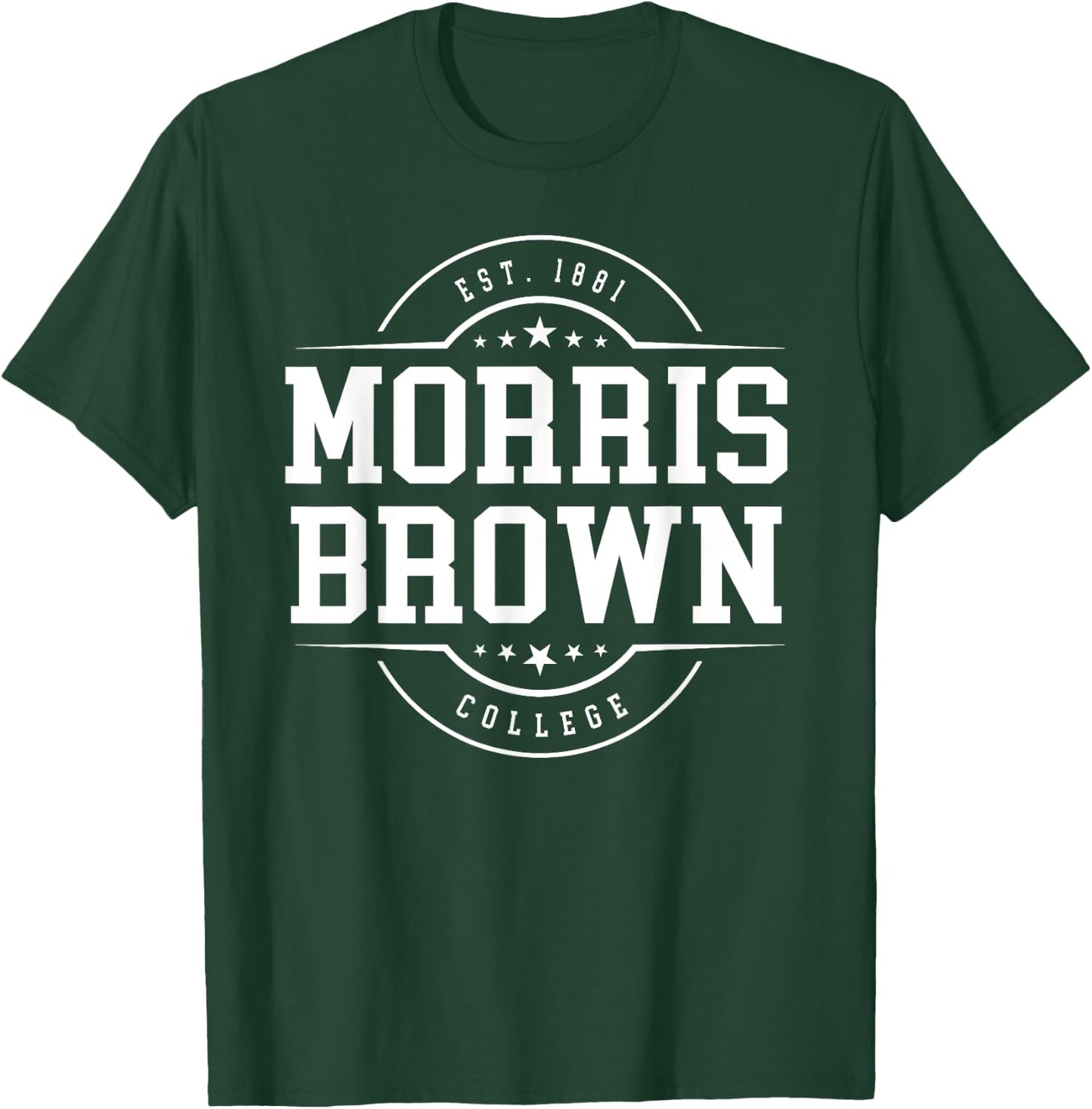 Morris Brown College Arch Vintage Classic Design Gifts Men T-Shirt - T-Shirt | Forest
