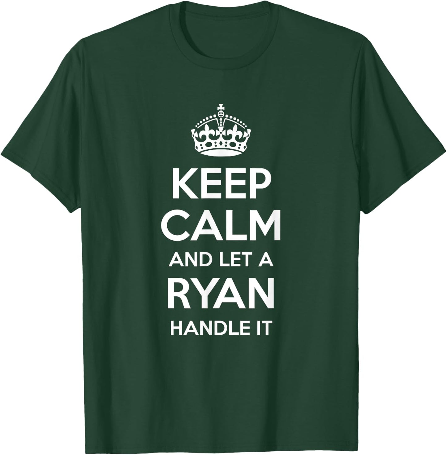 RYAN Funny Surname Family Tree Birthday Reunion Gift T-Shirt - T-Shirt | Forest
