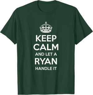 RYAN Funny Surname Family Tree Birthday Reunion Gift T-Shirt - T-Shirt | Forest