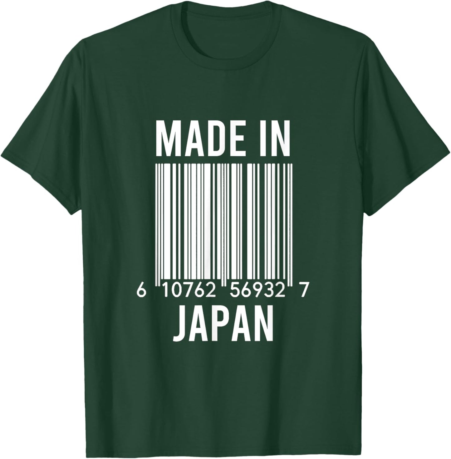 Barcode Made In Japan T-Shirt - T-Shirt | Forest