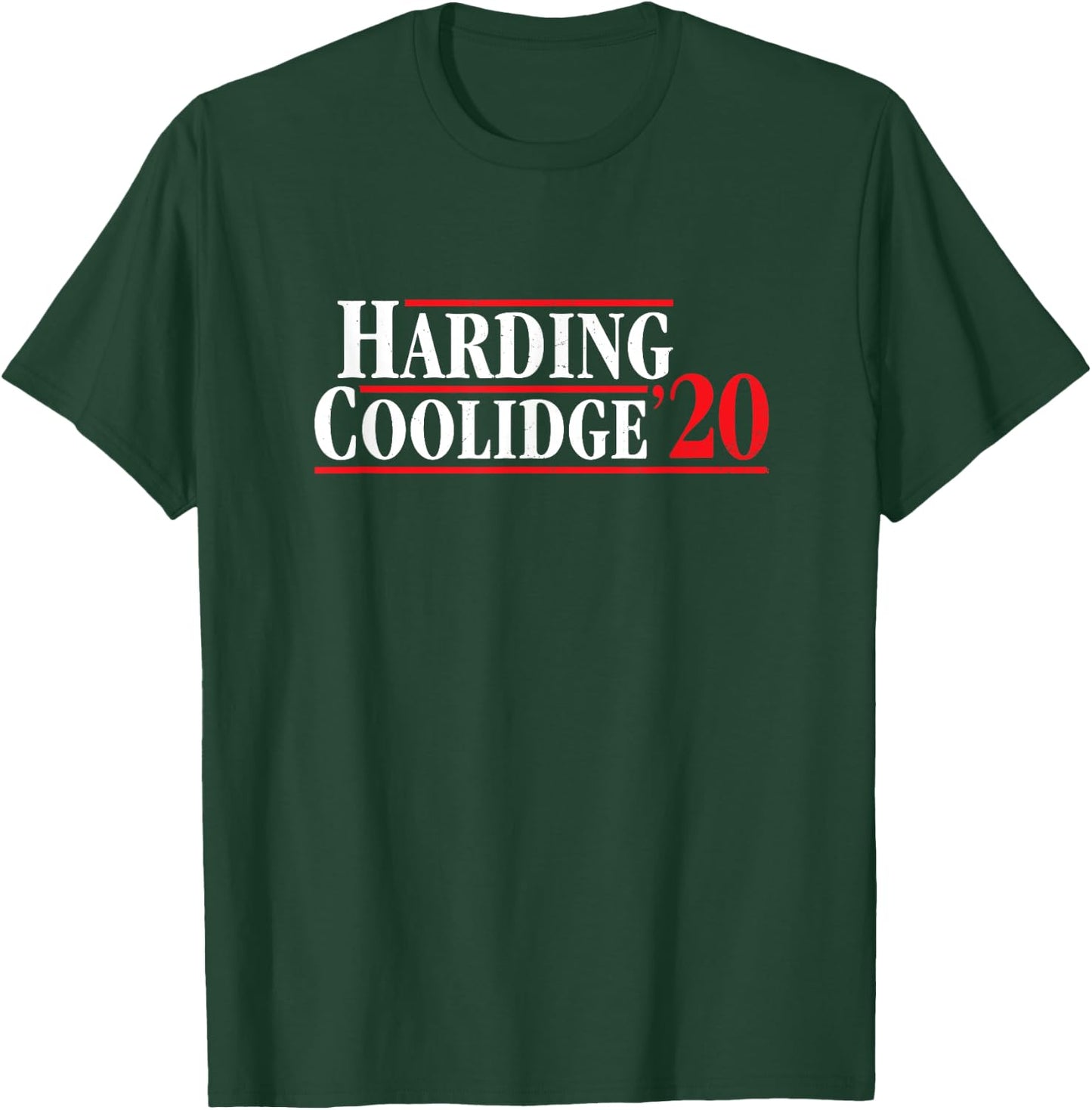 Harding Coolidge Retro Presidential Campaign Shirt T-Shirt - T-Shirt | Forest