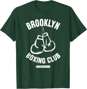 Brooklyn Boxing Club HANGING GLOVES T-Shirt - T-Shirt | Forest
