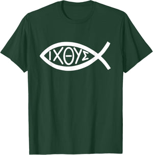 Jesus Fish T-Shirt - T-Shirt | Forest