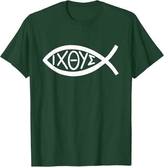 Jesus Fish T-Shirt - T-Shirt | Forest