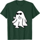 Cute Ghost Middle Finger Halloween Shirt Costume Funny T-Shirt - T-Shirt | Forest